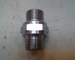 Red double nipple 3/8" 300bar M&M